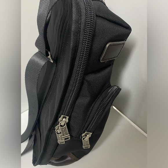 TUMI Black and Brown Men's Backpack - Picture 5 of 7